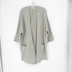Donni Open Front Gray Cardigan OSFA